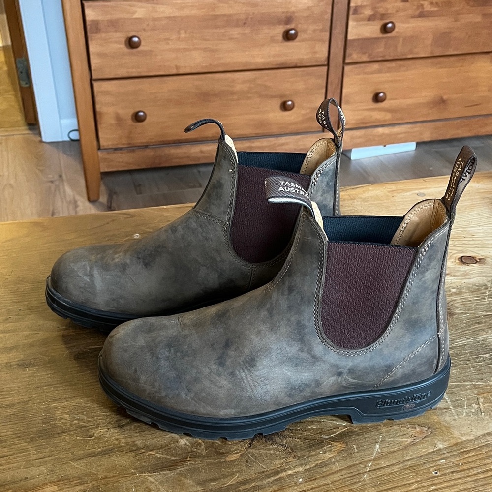 Blundstone Men's Rustic Brown Leather Boots